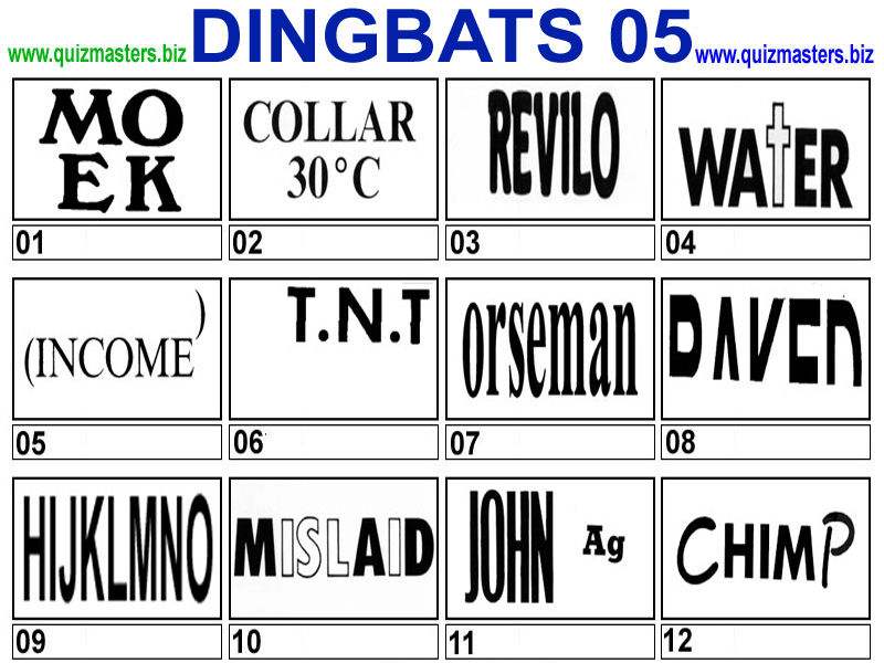 Search Results for “Dingbats With Answers” – Calendar 2015